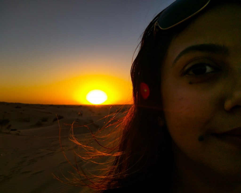 dhanya-sunset-portrait
